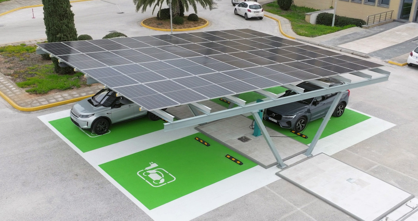 image of installation for smart carport